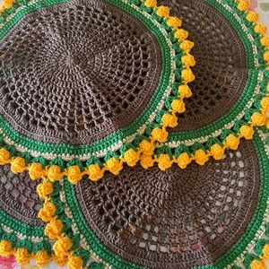 Placemats Crochet Set Of 4